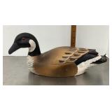 Carved wood duck