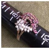 Sterling silver heart ring