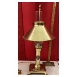 Brass desk lamp