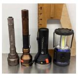 Flashlights and lantern