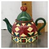 Jim Shore tea pot candle