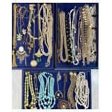Costume jewelry necklaces