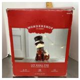 Illuminated Sisal Fox decoration