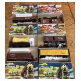 6 Athearn box cars