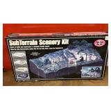 N scale model railroad subterrain scenery kit