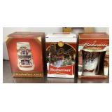 3 Budweiser steins
