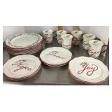 Holiday plates and cups