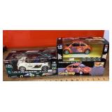 2 diecast cars