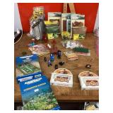 Model railroading, scenery and decor