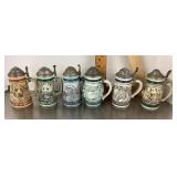 6 Avon Endangered Species steins