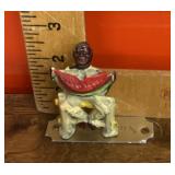Black Americana cast metal figure