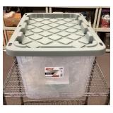 27 gallon clear Tough Tote