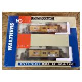 Walther HO platinum line railroad cars