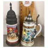 2 Anheuser Busch steins