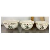 3 Thomson Pottery bowls