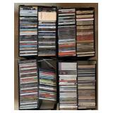 4 CD storage boxes filled with CDs