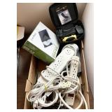 Power strips, extension cords, portable DVD,