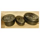 Graniteware roasters and pot