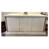 Faux concrete sideboard 68" x 21" x 32" h
