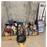Spray paint and painting supplies