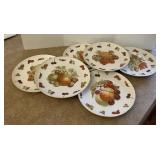 6 Royal Hanover porcelain Bavarian fruit plates