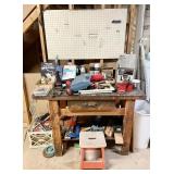 Workbench and contents