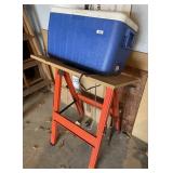 Workmate table, large cooler