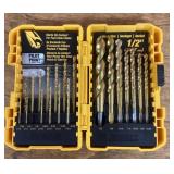 DeWalt 1/2" drill bit set