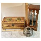 3 vintage jewelry boxes