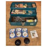 Grandpaï¿½s tackle box and contents