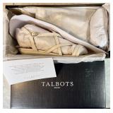 NEW Talbots ivory Capri sandals Size 9M