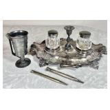 Silverplate cleanup w/Napier Ziggurat jigger,