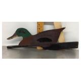 20" folk art duck weathervane or mailbox topper