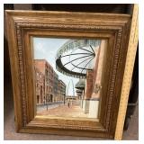 26x30 St. Louis street scwene painting