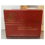 Precious Moments porcelain nativity set