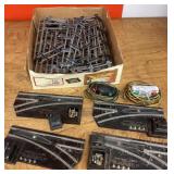 American Flyer train track and switches