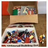 Collection of Lego bricks and minifigs