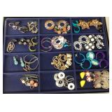 Costume jewelry earrings