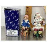 Fitz and Floyd Christmas salt and pepper set