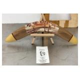Hand painted Australian boomerang