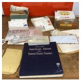 Postage stamp collection and First Day Covers