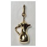 18k gold ewer charm