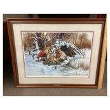 Paul Calle signed art print "Sharing with Friends"