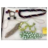 Costume jewelry necklaces and bracelet