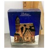 Hand painted porcelain lighted church