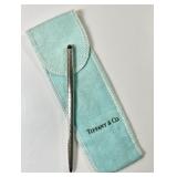 Tiffany & Co. sterling diamond cut ballpoint pen