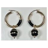 14k gold hoop earrings