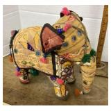 Indian patchwork embroidered elephant