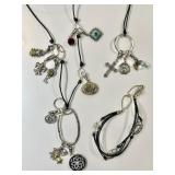 Silpada sterling silver charm necklaces &