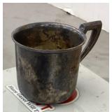 Sterling silver baby cup
